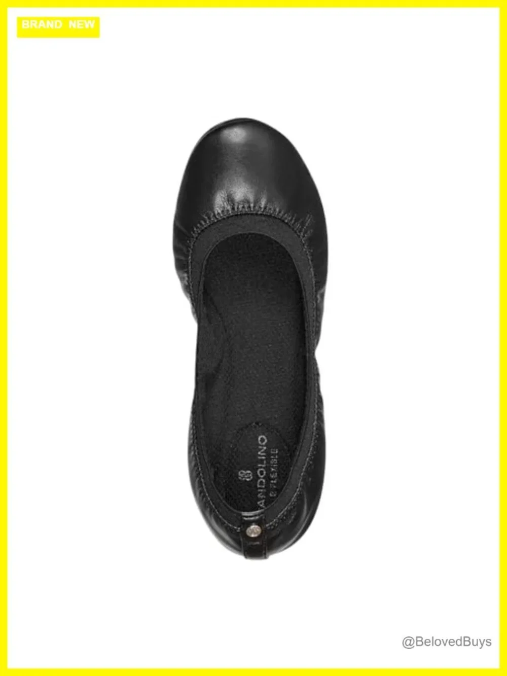 Bandolino Edition Ballet Flats Womens Faux Leather Slip-On Round Toe Comfort
